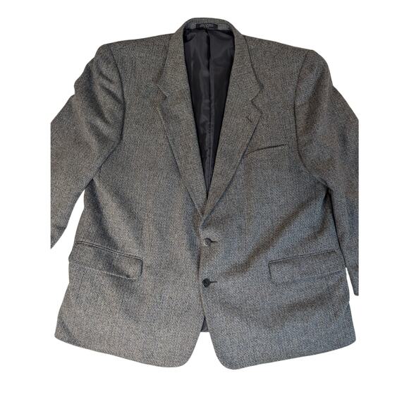 Petrocelli Men's Cashmere Wool Sports Coat Gray Tweed Blazer‎ Jacket Size 52R - Picture 1 of 5